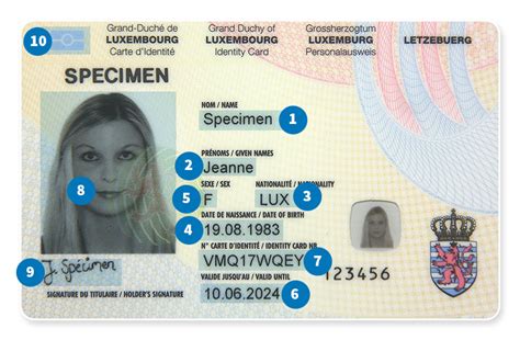 luxembourg identity card